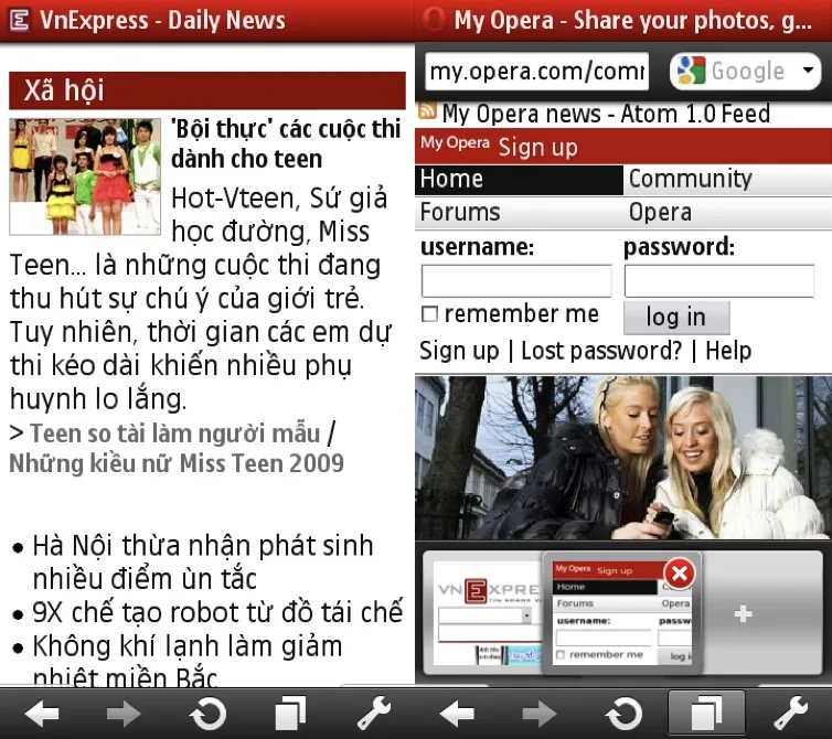 Opera mini 5 beta