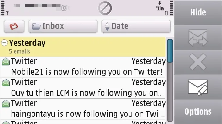 Setup email nokia n97