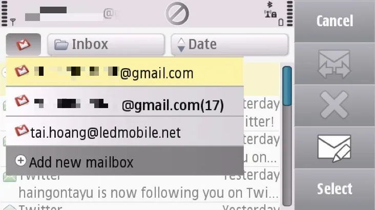 Setup email nokia n97