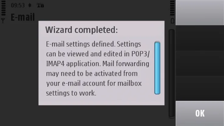 Setup email nokia n97