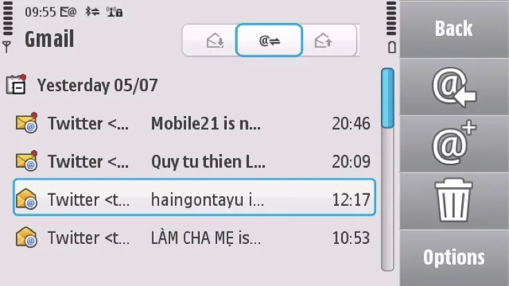 Setup email nokia n97