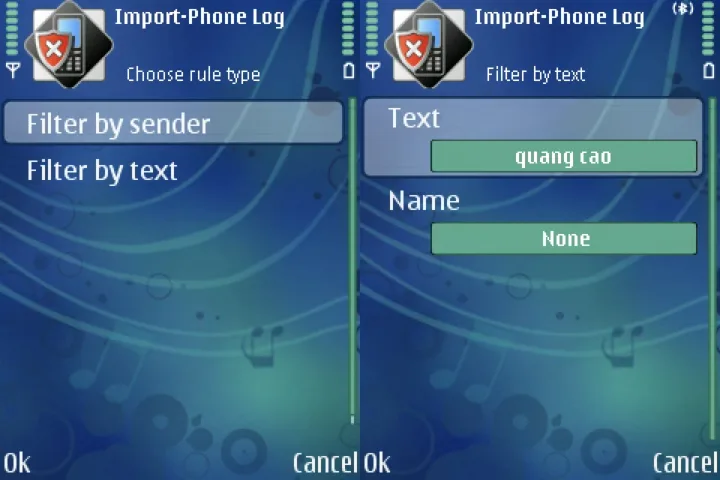 Symbian chan cuoc goi