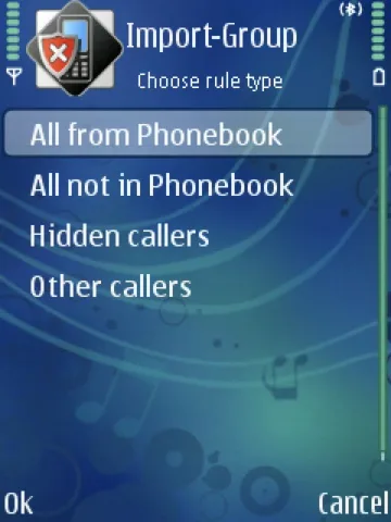 Symbian chan cuoc goi